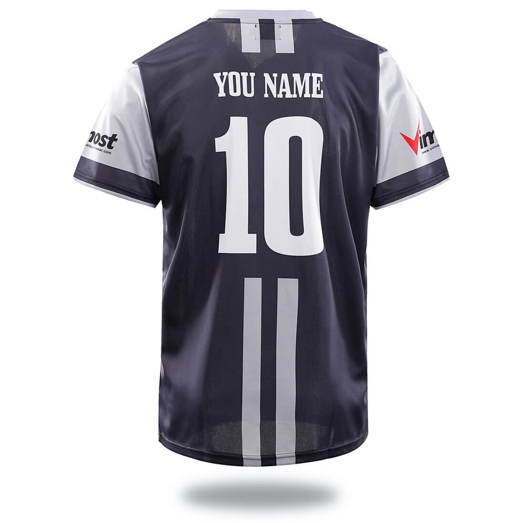 Custom Grey Soccer Jersey-1
