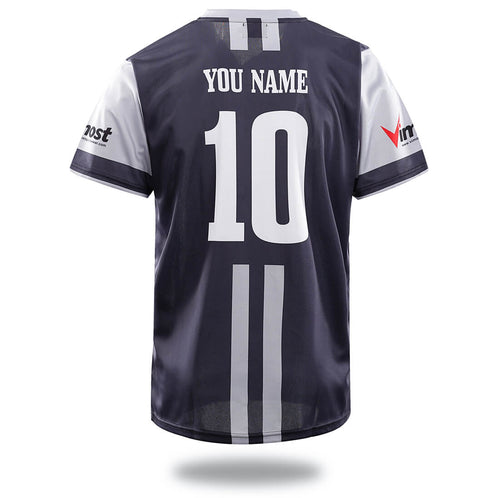 Custom Grey Soccer Jersey-1