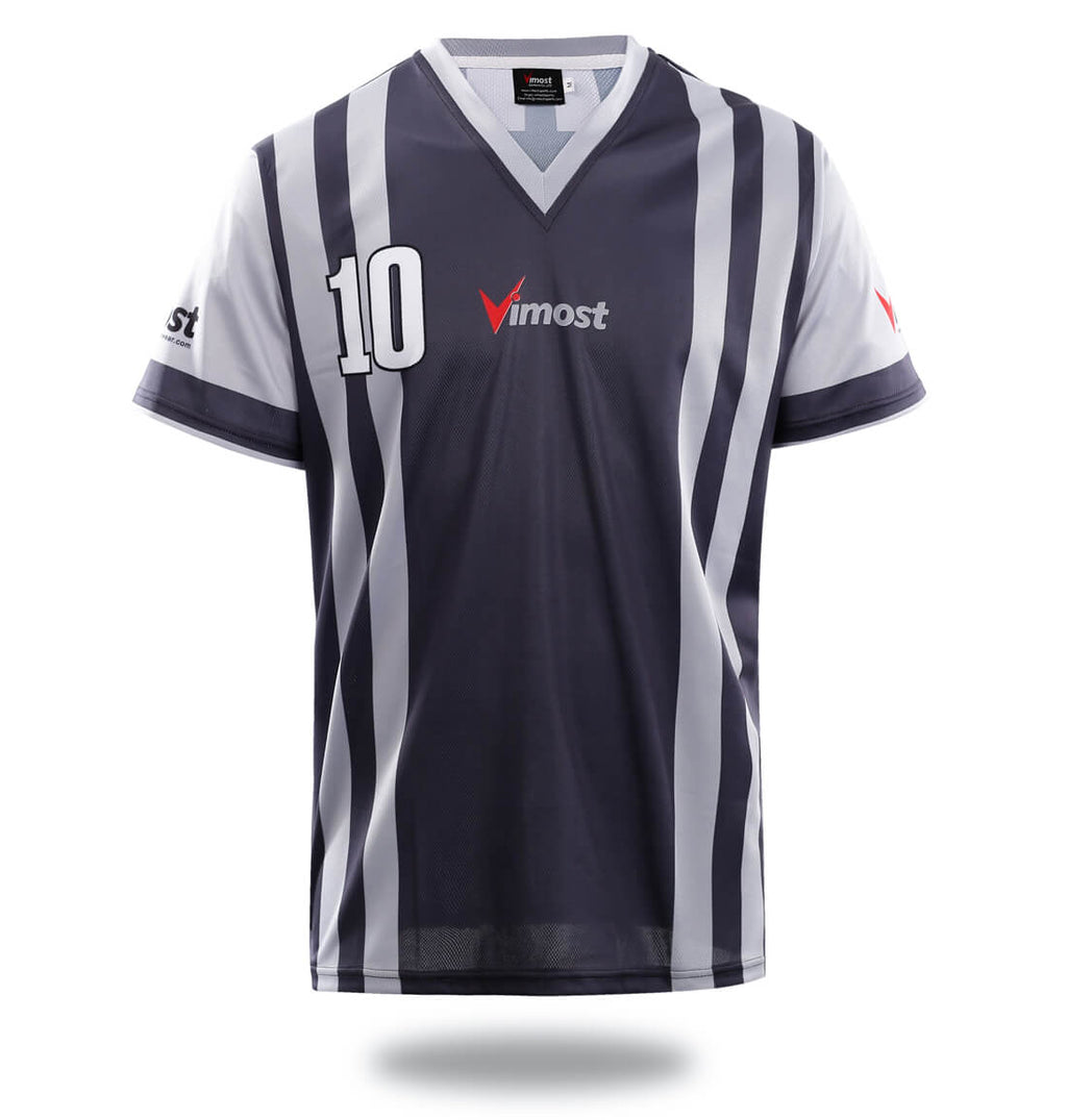 Custom Grey Soccer Jersey-0